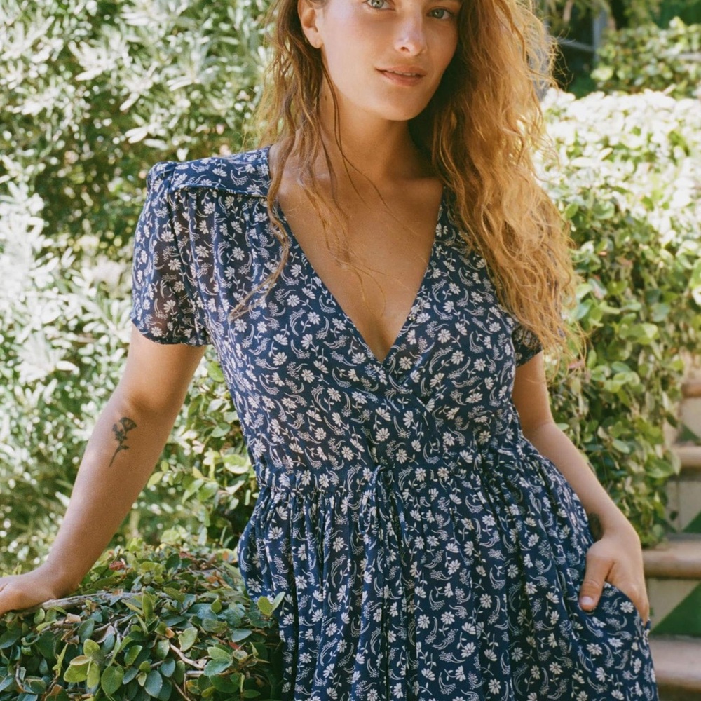 Christy Dawn The Simple Dawn Navy Floral